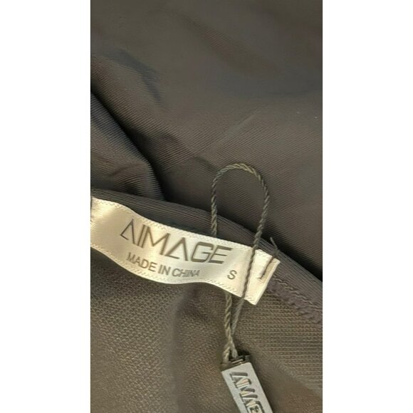 Aimage Black Size Small One Piece Halter Bathing Suit Swimsuit NWT - Picture 5 of 6